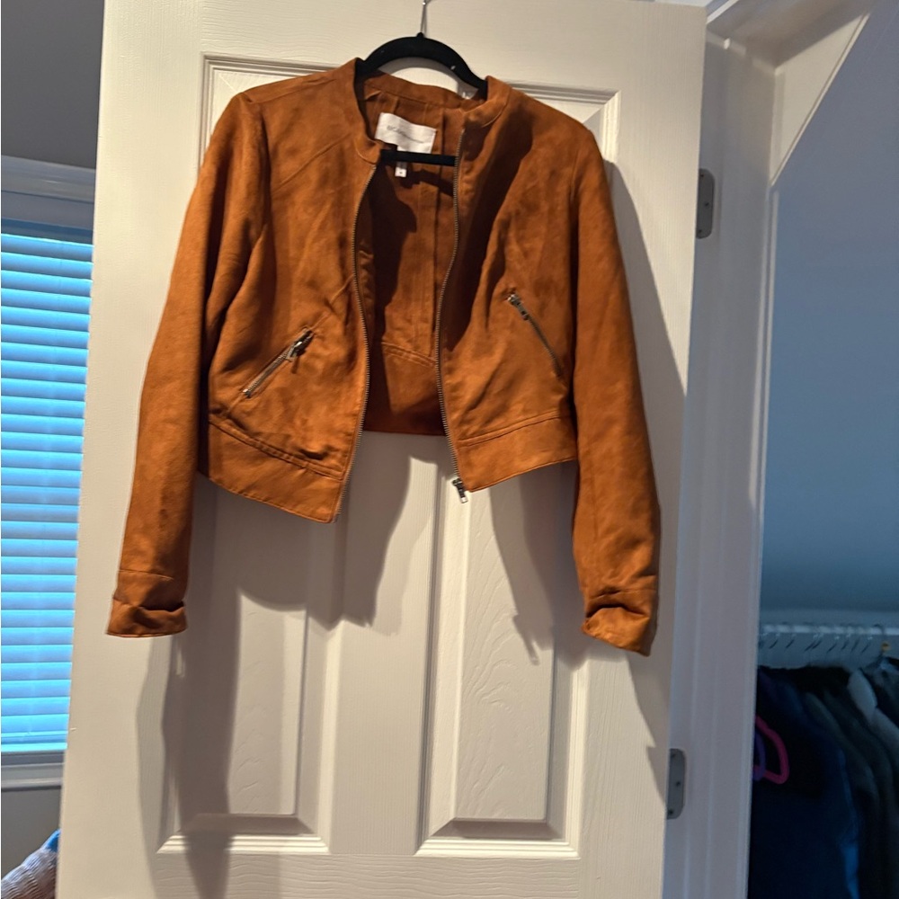 BCBGeneration Brown Suede Jacket